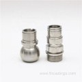 CNC lathe machining male-connection quick release fittings